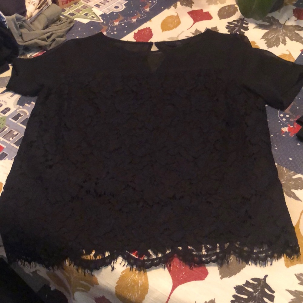 Banana Republic Lace Black top